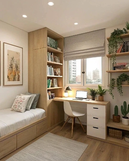 Window Desk With Bed Storage