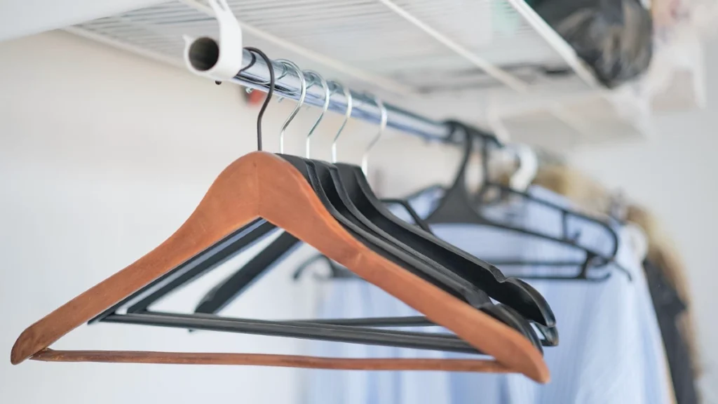 Choose Slim Hangers and Consistent Storage Bins