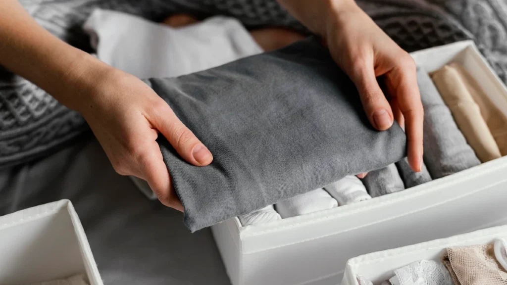 Implement the Marie Kondo Folding Method and Purposeful Zoning