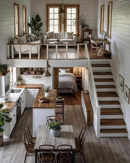 Split-Level Living with Main-Floor Bedroom