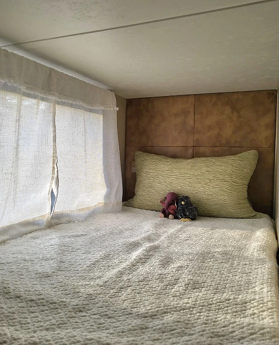 Compact Bunk with Soft Sage Accents