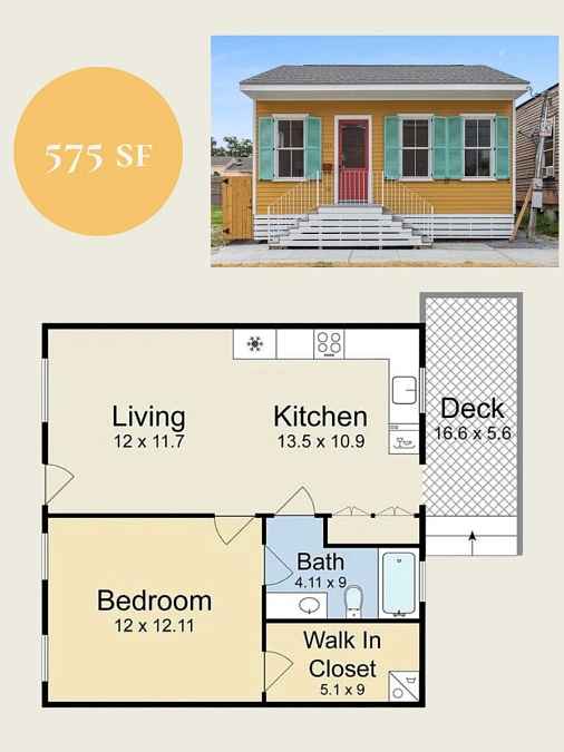 A Vibrant Cottage Floor Plan