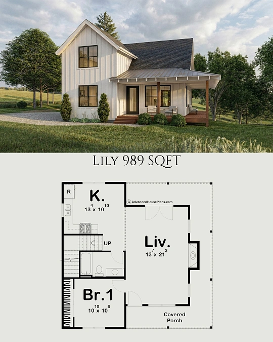 A Modern White Farmhouse Exterior
