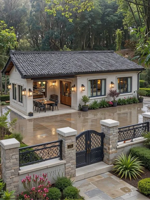 Cream Courtyard Cottage