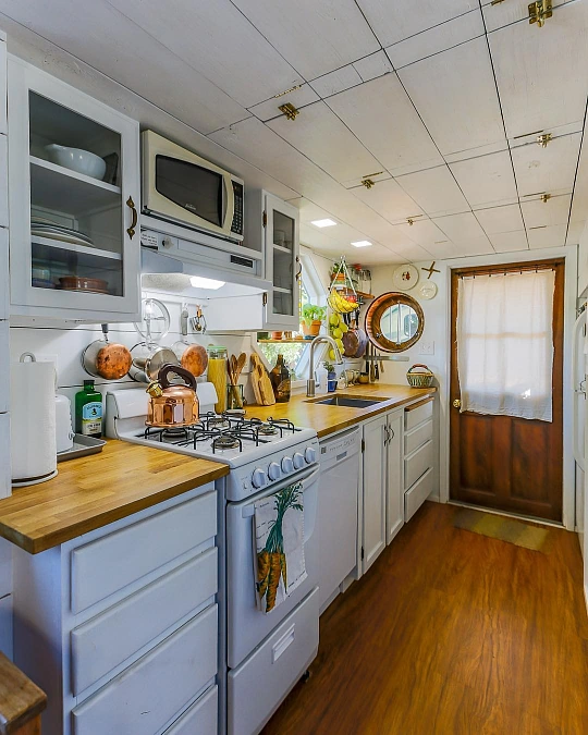 Cottage Galley Kitchen